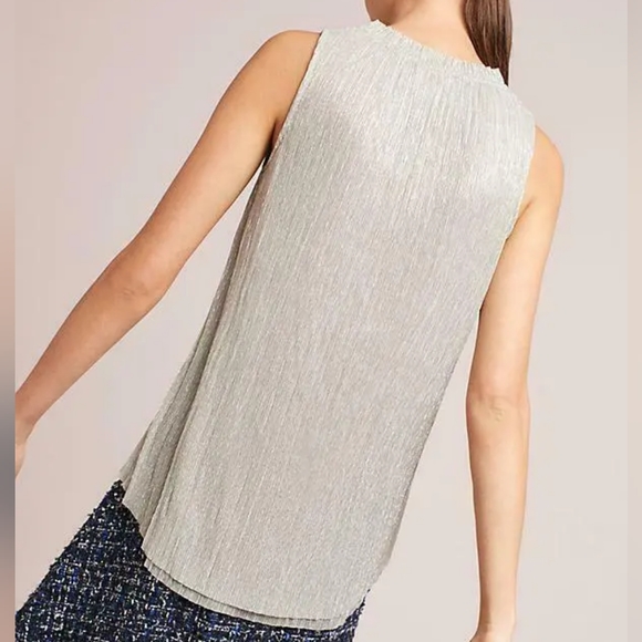 Anthropology shimmer smocked tank - Picture 16 of 16